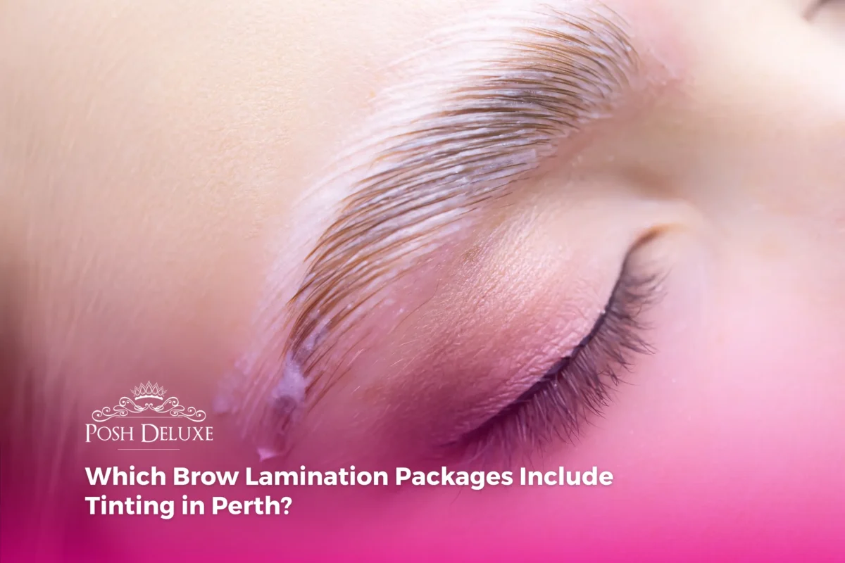 Which Brow Lamination Packages Include Tinting in Perth?