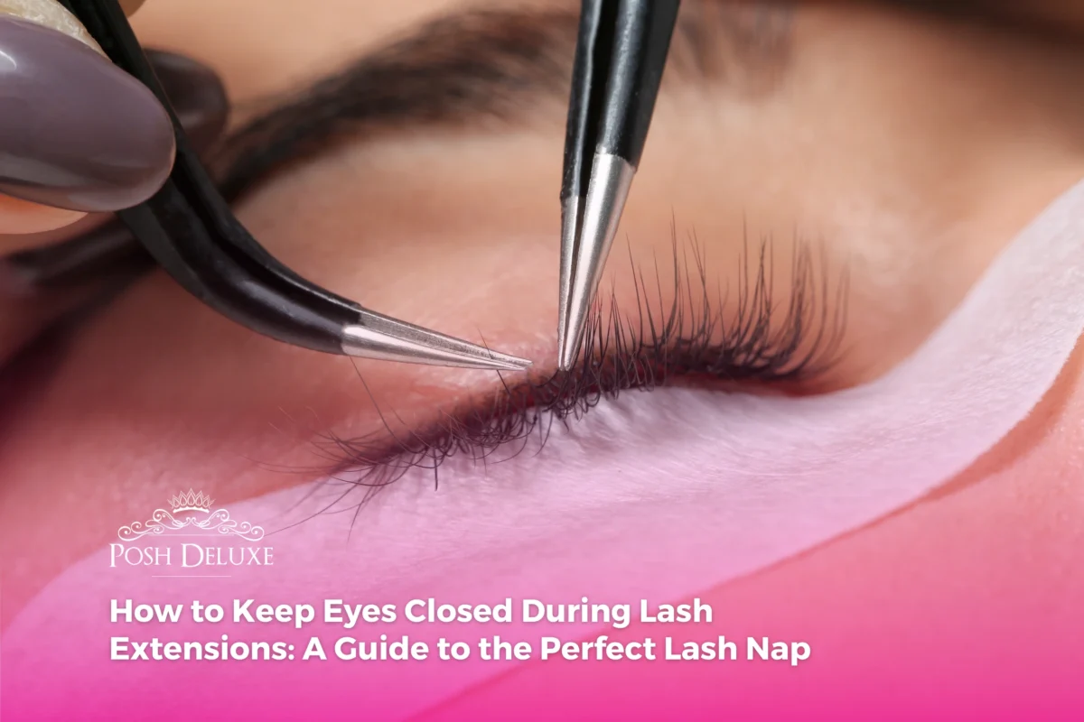 How to Keep Eyes Closed During Lash Extensions: A Guide to the Perfect Lash Nap