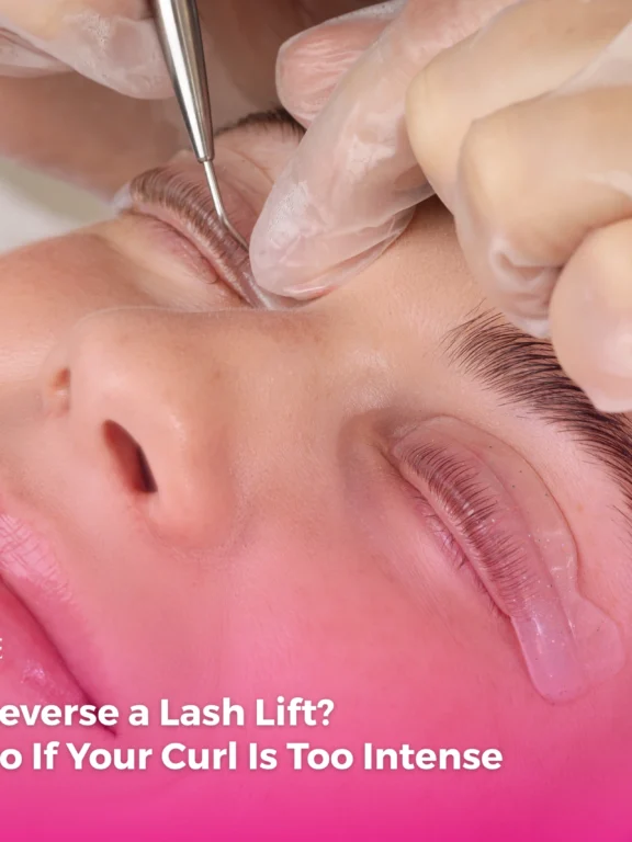 Can You Reverse a Lash Lift?  What to Do If Your Curl Is Too Intense