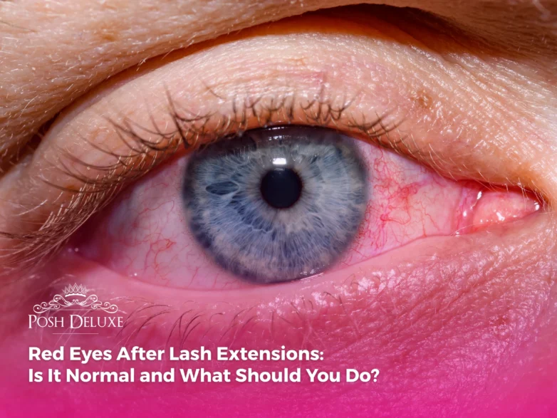 Red Eyes After Lash Extensions: Is It Normal and What Should You Do?