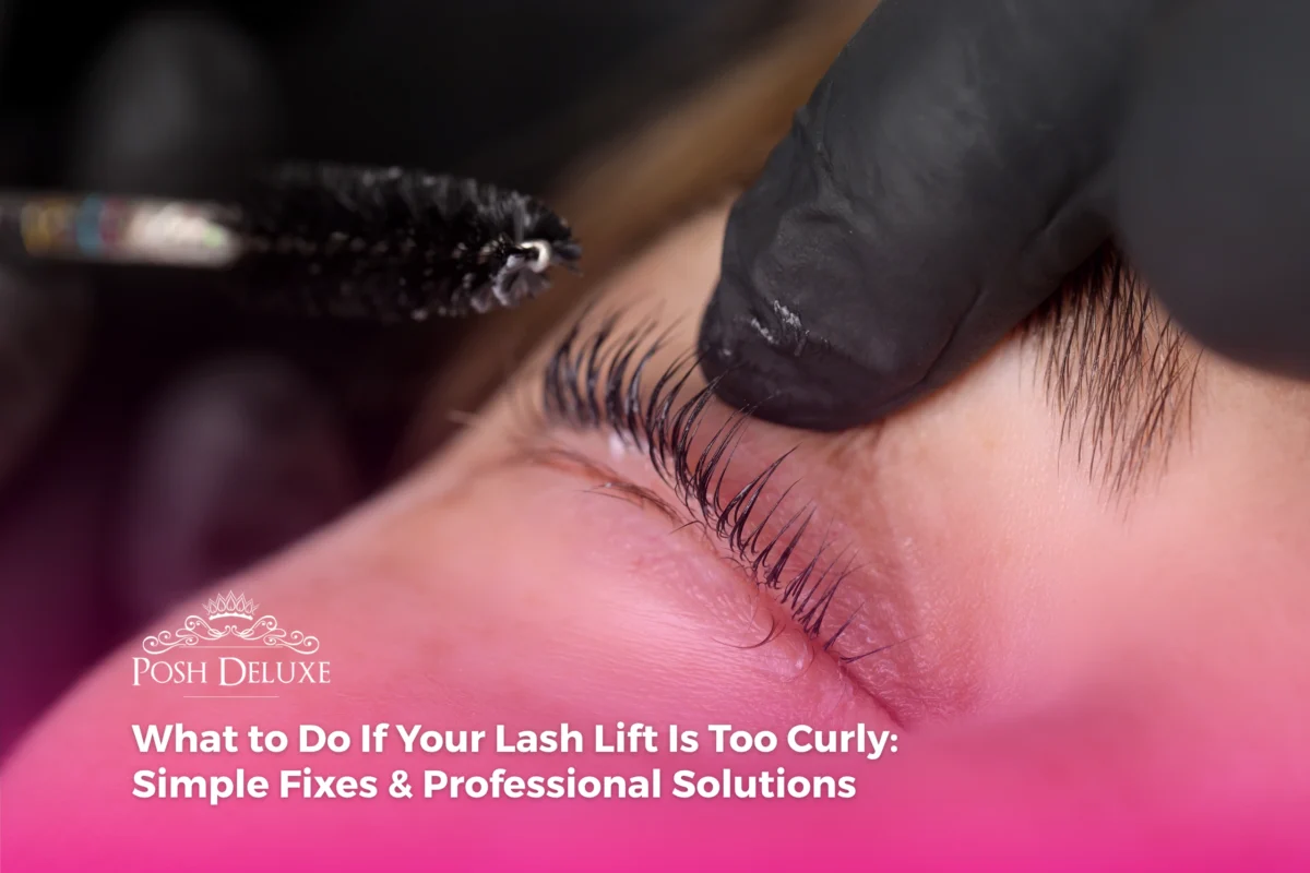 What to Do If Your Lash Lift Is Too Curly: Simple Fixes & Professional Solutions