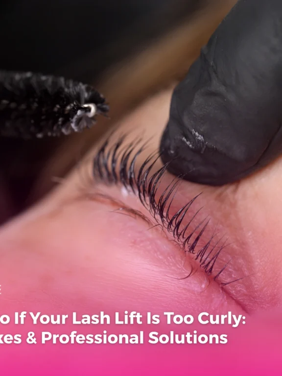 What to Do If Your Lash Lift Is Too Curly: Simple Fixes & Professional Solutions