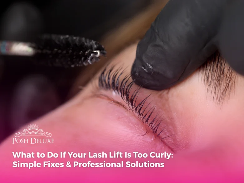 What to Do If Your Lash Lift Is Too Curly: Simple Fixes & Professional Solutions