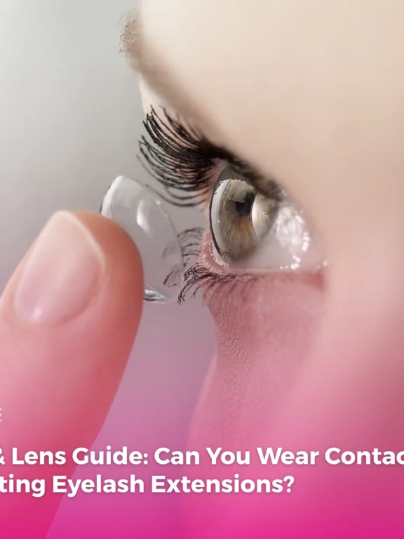The Lash & Lens Guide: Can You Wear Contacts While Getting Eyelash Extensions?