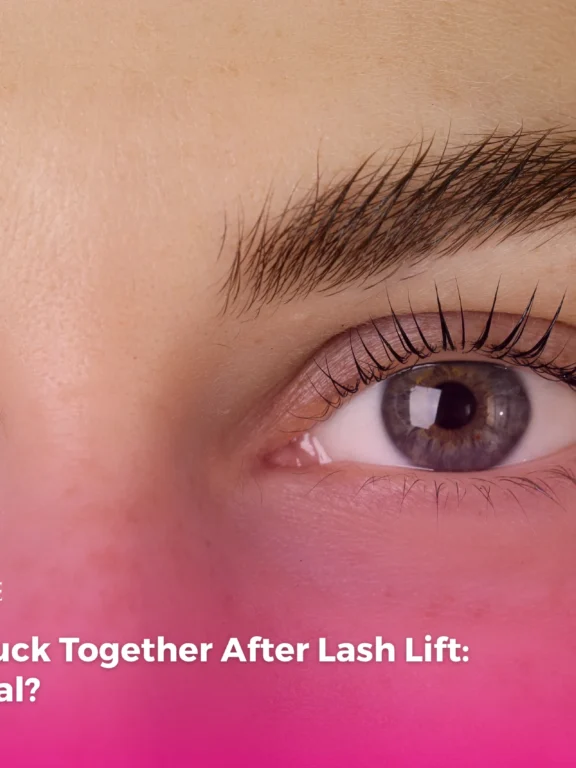 Lashes Stuck Together After Lash Lift: Is It Normal?