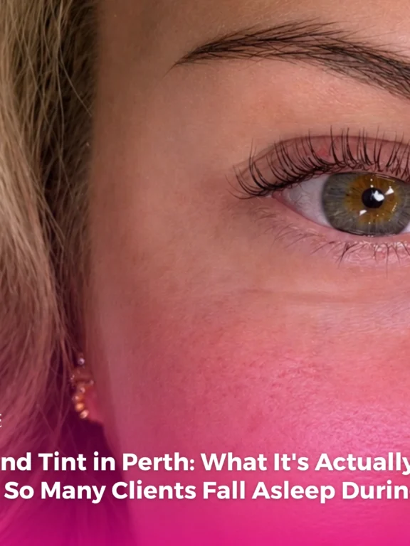 Lash Lift and Tint in Perth: What It’s Actually Like (And Why So Many Clients Fall Asleep During It)